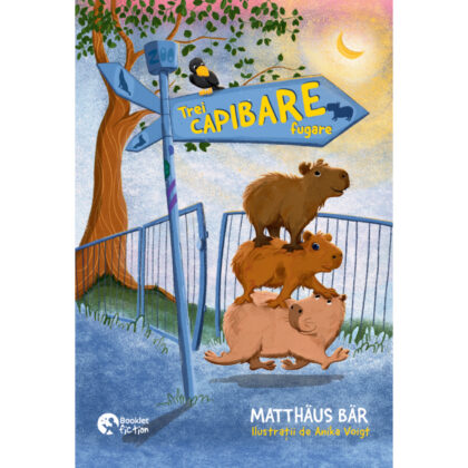 Trei capibare fugare